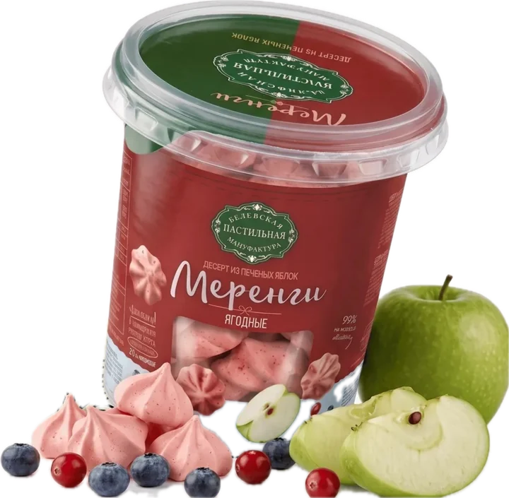 Меренги ягодные без сахара, 35 г